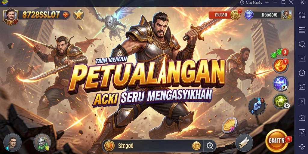 Tangkapan layar gameplay 8728SLOTS yang penuh aksi dan seru.