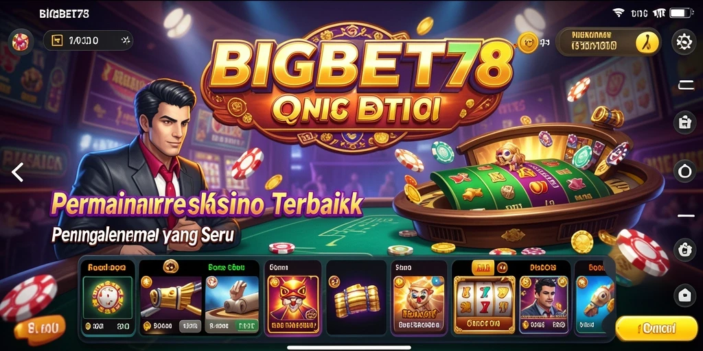 Tampilan gameplay kasino yang mengasyikkan di BIGBET78.
