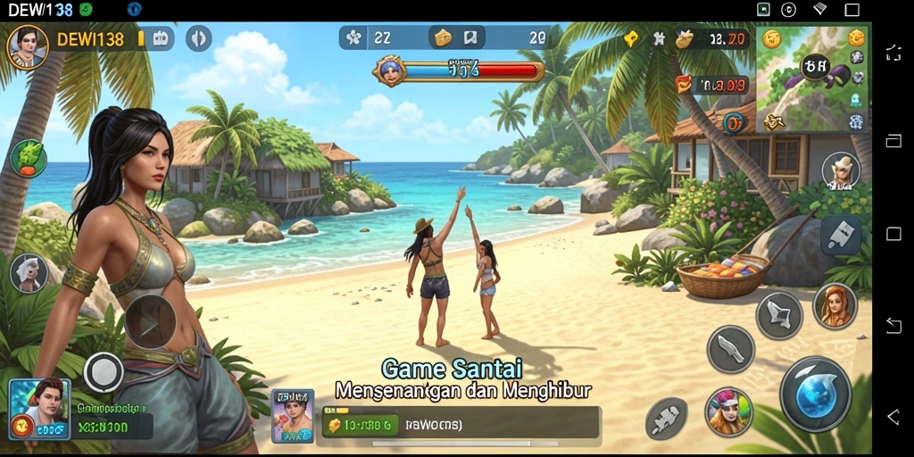 Tampilan gameplay DEWI138 yang menawan dan interaktif.