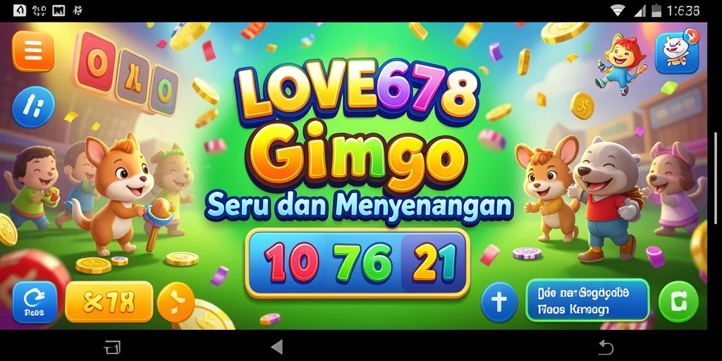 Tangkapan layar dari gameplay LOVE678 yang menampilkan keseruan Bingo.