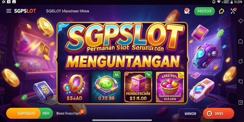 Gameplay seru SGPSLOT dengan grafik menawan dan fitur menarik.