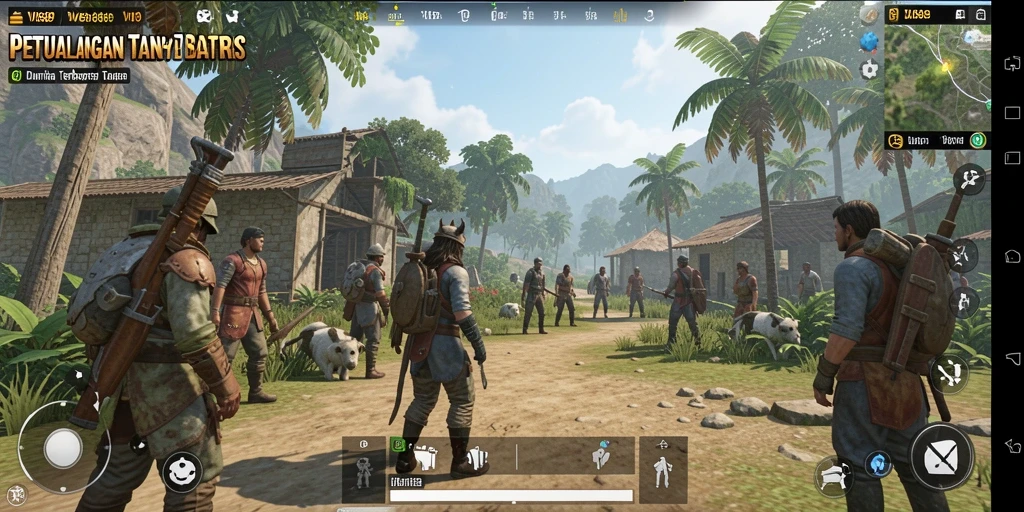 Tangkapan layar dari gameplay Open World yang menakjubkan di VISA89.